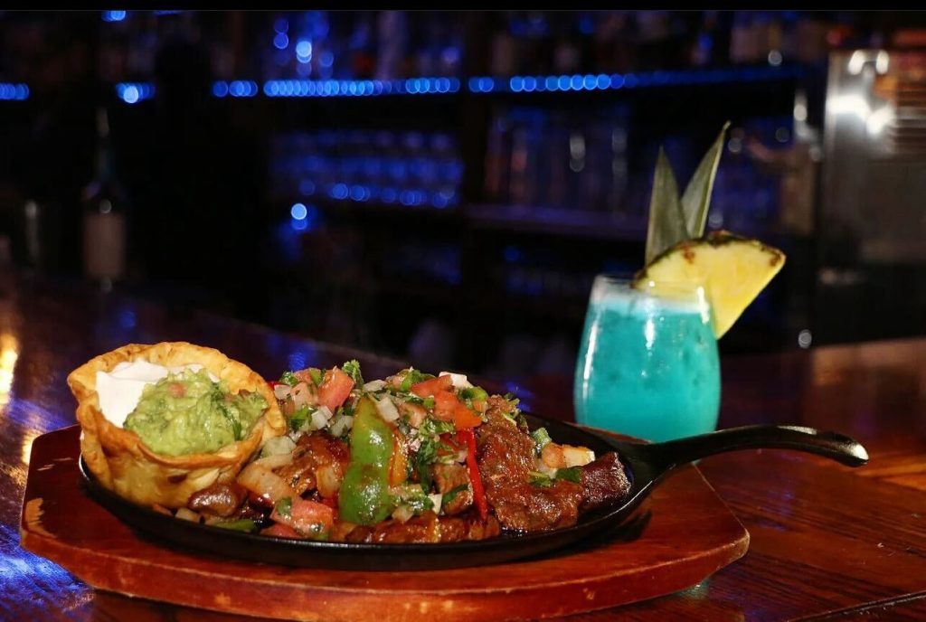 Tacos, quesadillas, rice and salsa served at Mexico 2000